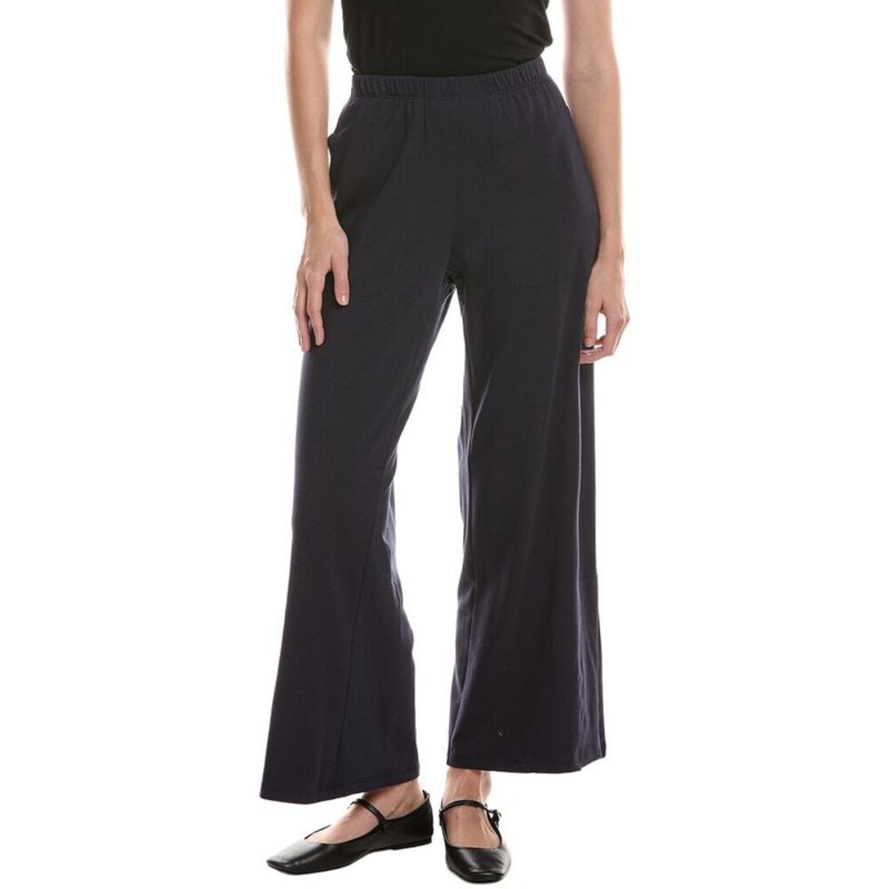 Eileen Fisher Womens  Straight Pant, Navy